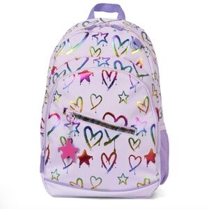 Tracker Drippy Foil Hearts Backpack